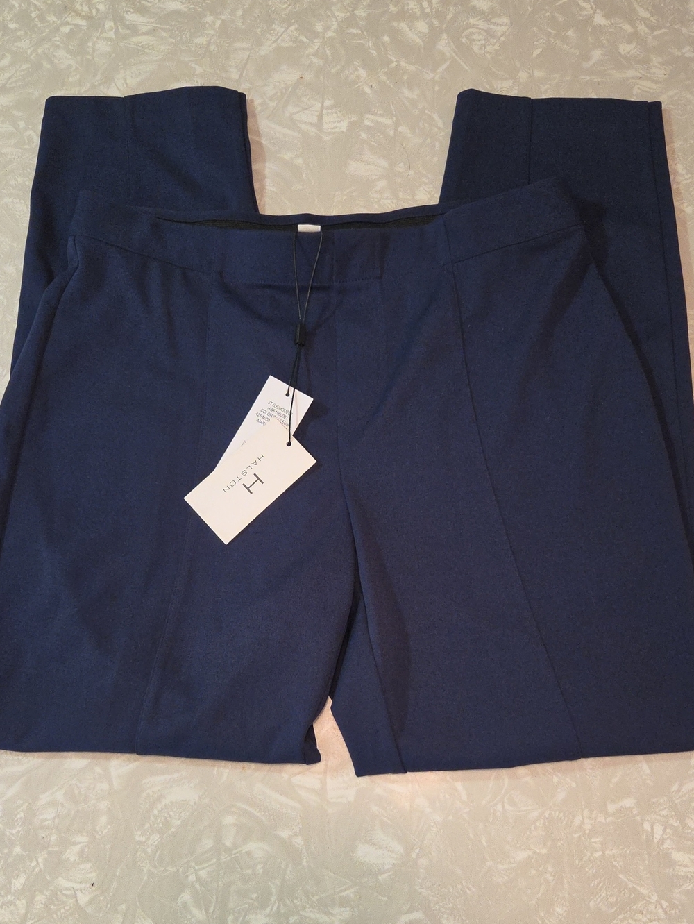 Halston Midnigjt Navy Classic Women's Dress Pants